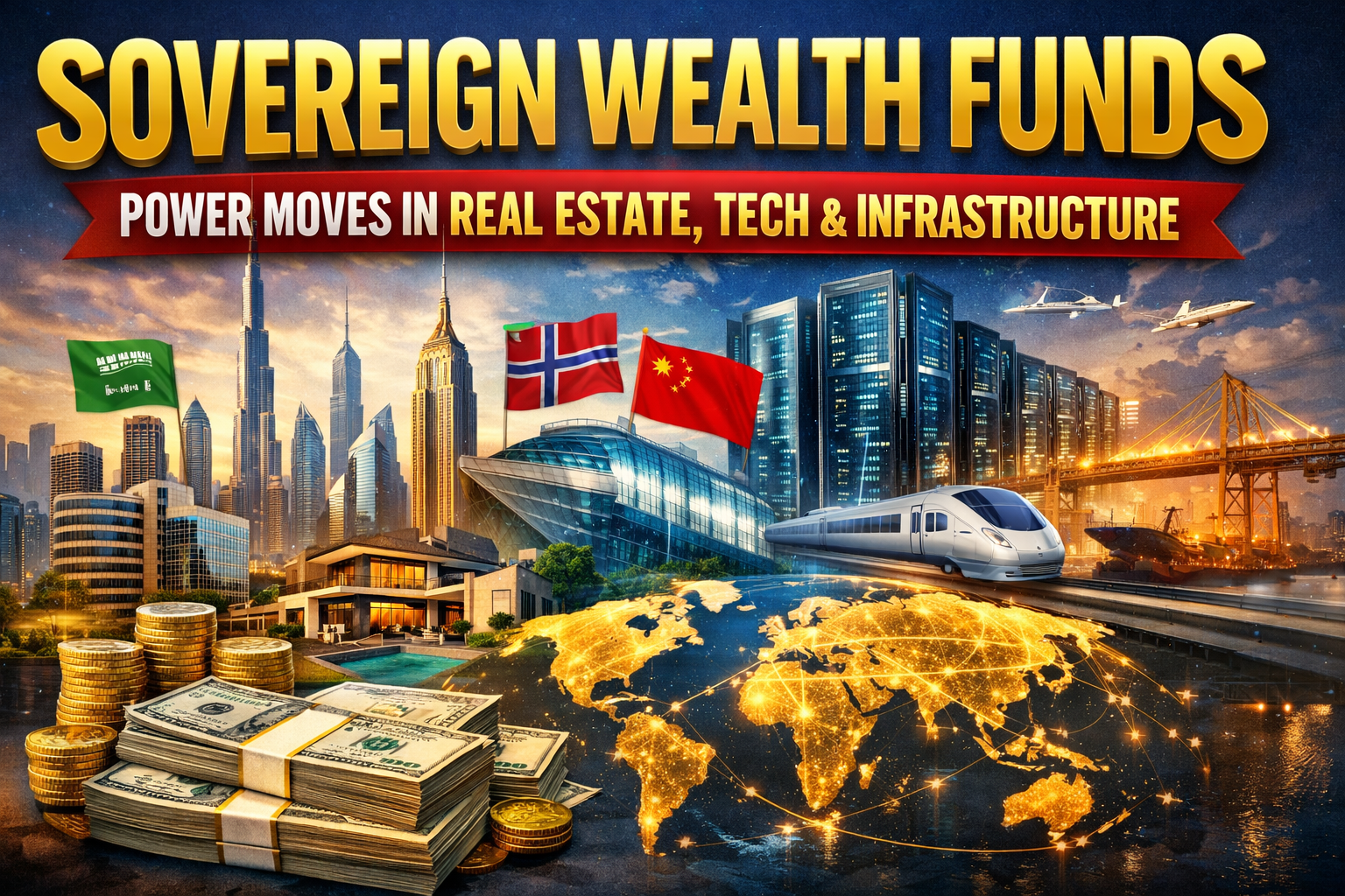 Sovereign Wealth Funds and Their Growing Influence on Global Real Estate, Tech, and Infrastructure